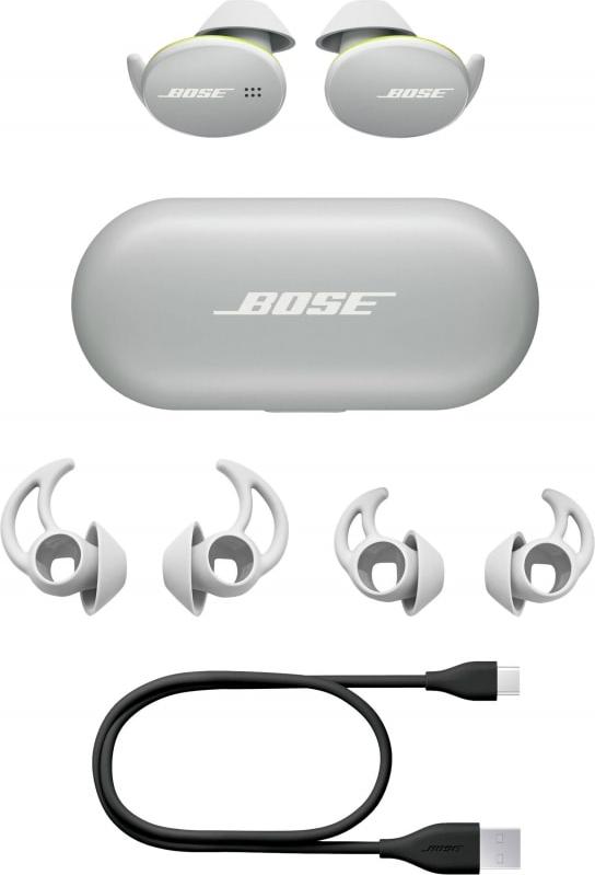 Bose sports earbuds. Беспроводные наушники Bose Sport Earbuds. Наушники Bose Sport Earbuds White. Спортивные наушники Bluetooth Bose Sport Earbuds Glacier. Наушники true Wireless Bose QUIETCOMFORT Earbuds Soapstone.